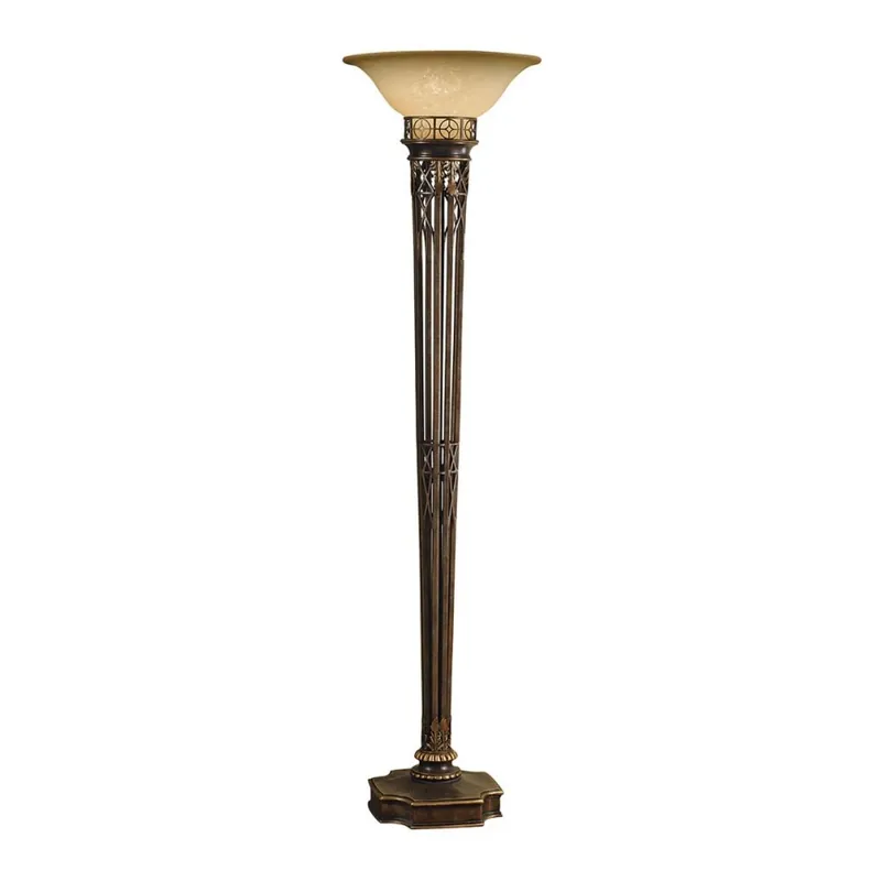 Feiss - Stojací lampa OPERA 1xE27/100W/230V bronz/béžová Super Cena