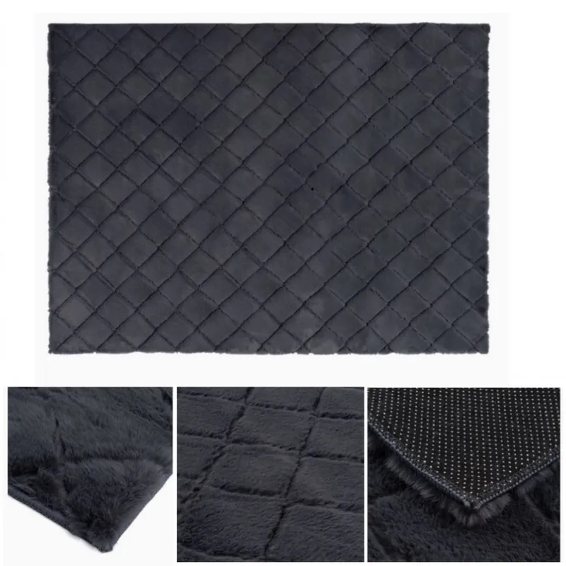 Protiskluzový koberec MODENA NEW 120x160 cm antracit Finální Výprodej