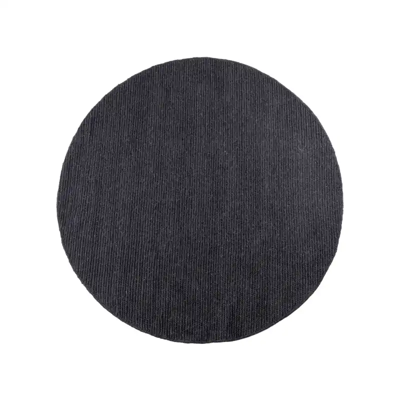 Nízká Cena Přírodní kulatý koberec FIR WOOL 160 cm 2600 g/m2 antracit