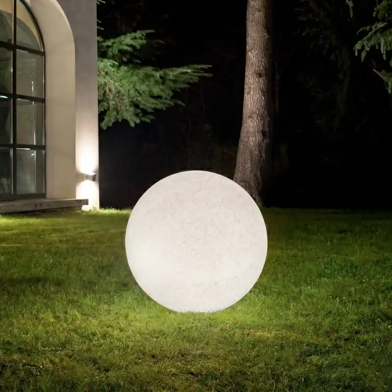 Ideal Lux - Venkovní lampa DORIS 1xE27/60W/230V pr. 48 cm IP44 šedá Finální Výprodej