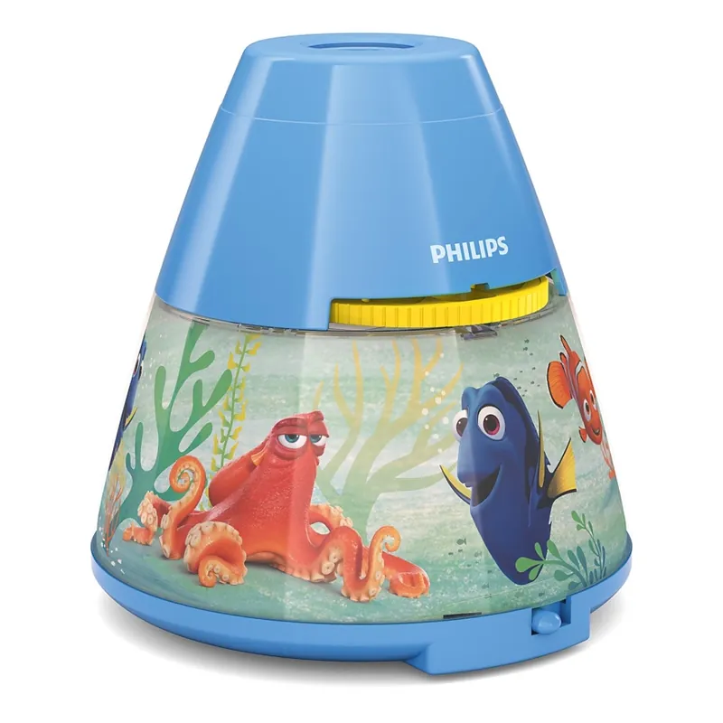 Bezpečná Platba Philips 71769/90/16 - LED Dětský projektor DISNEY DORY LED/0,1W/3xAAA