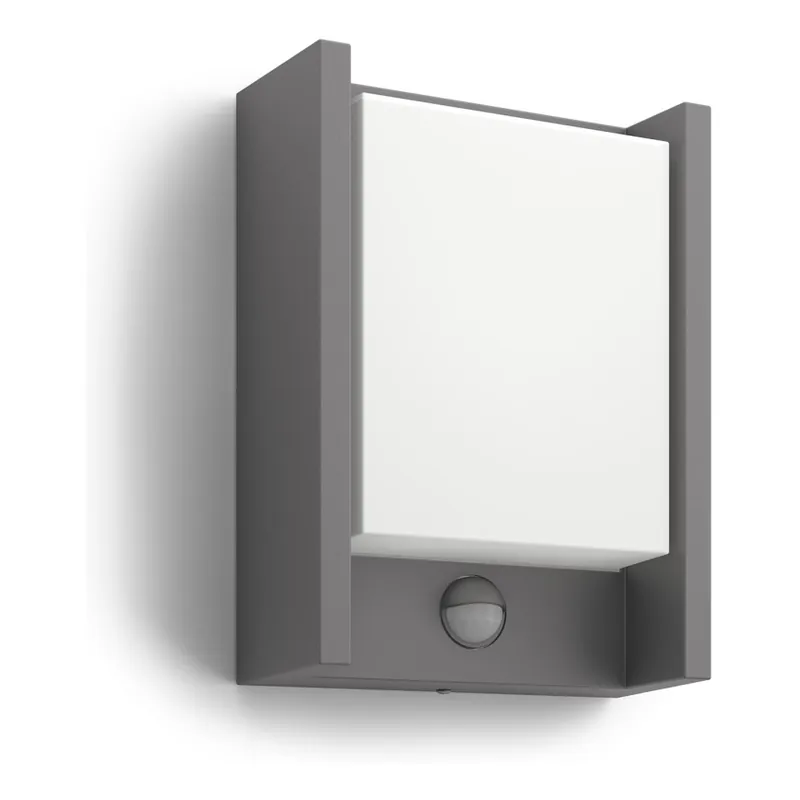 Tovární Cena Philips - LED Venkovní nástěnné svítidlo se senzorem LED/6W 2700K IP44