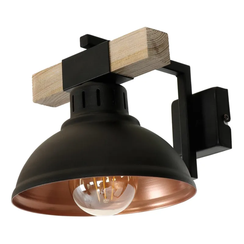 Nástěnné svítidlo HAKON 1xE27/60W/230V borovice Nejlepší Cena
