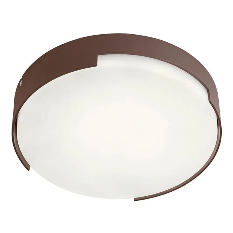 Výprodej Redo 90006 - LED Venkovní stropní svítidlo SKOR LED/16W/230V pr. 25 cm IP54 hnědá