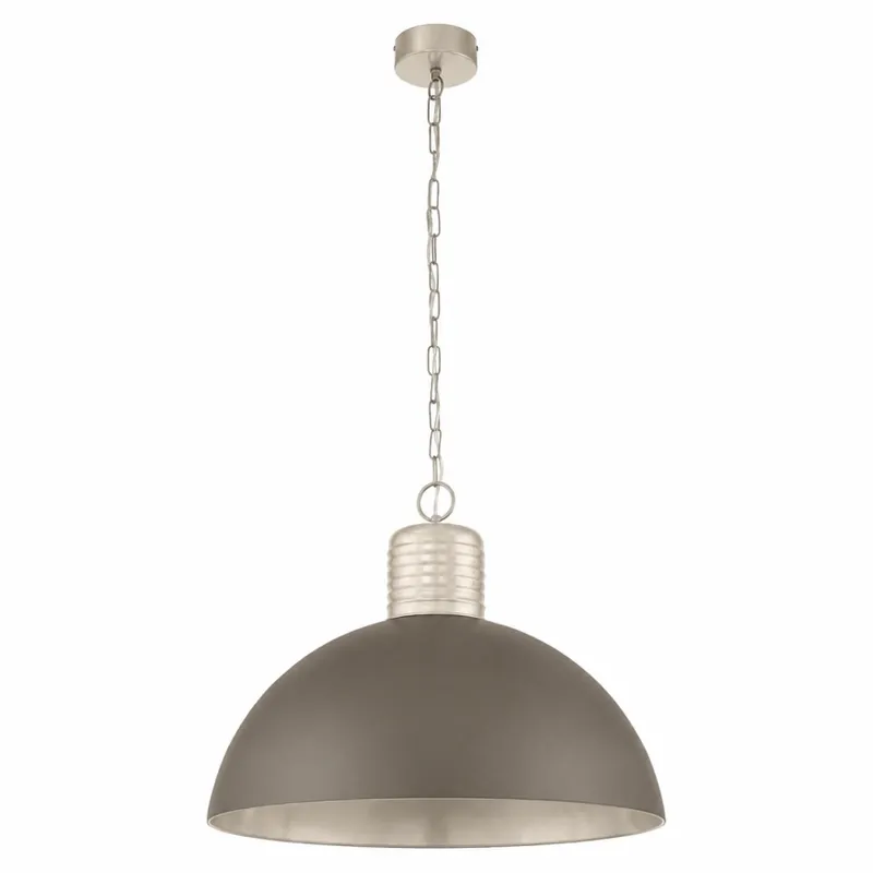Bezpečná Platba Eglo 49107 - Lustr na řetězu COLDRIDGE 1xE27/60W/230V