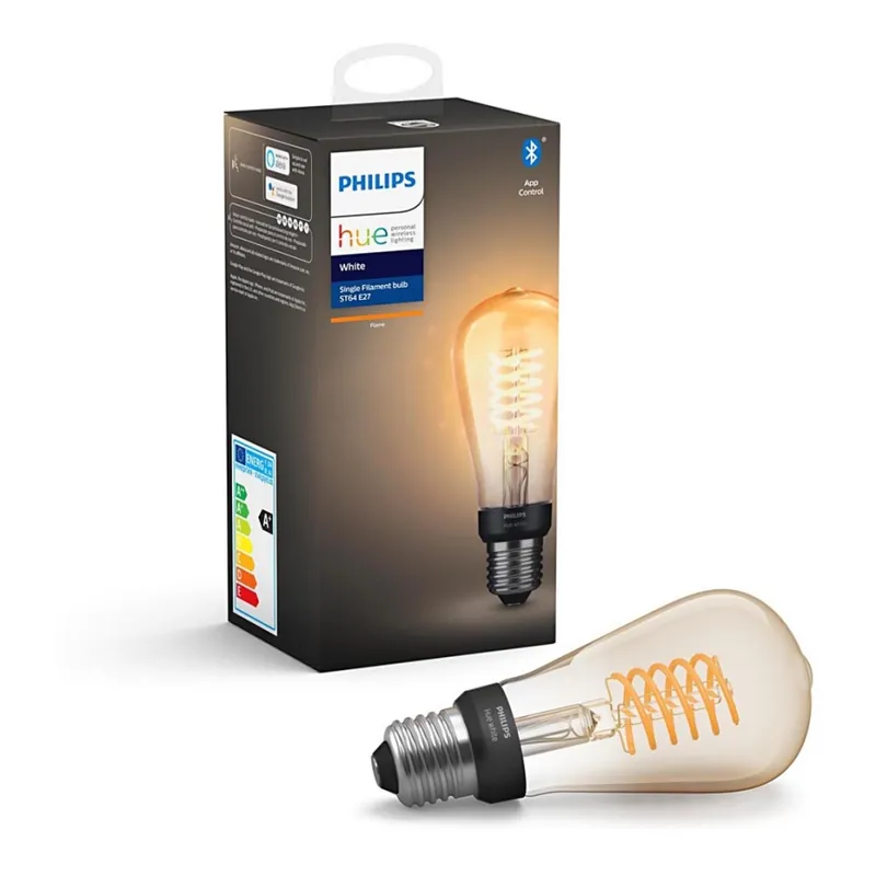 Kup Teď LED Stmívatelná žárovka Philips Hue WHITE FILAMENT ST64 E27/7W/230V 2100K