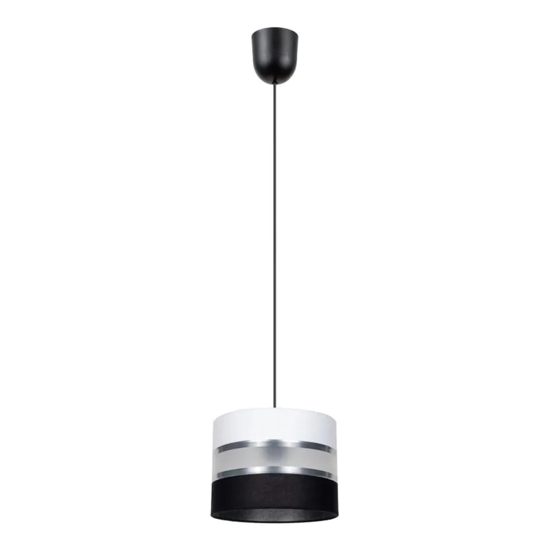 Koupit Online Lustr na lanku CORAL 1xE27/60W/230V černobílá