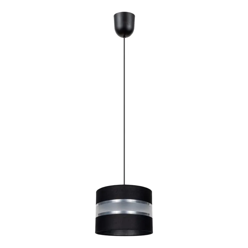 Lustr na lanku CORAL S 1xE27/60W/230V černá Sleva