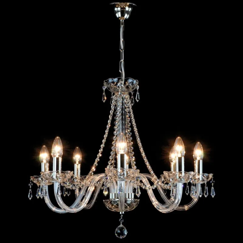 Horká Nabídka Wranovsky JWZ117082101 - Křišťálový lustr na řetězu BONTON 8xE14/40W/230V