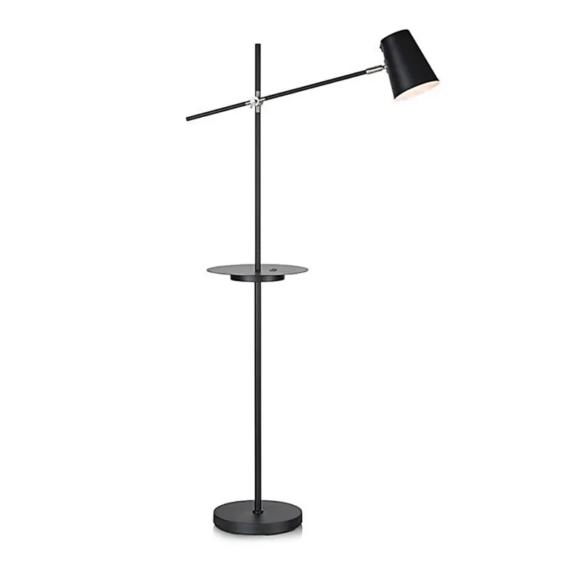 Akční Nabídka Markslöjd 107307 - Stojací lampa s USB LINEAR 1xE14/40W/230V
