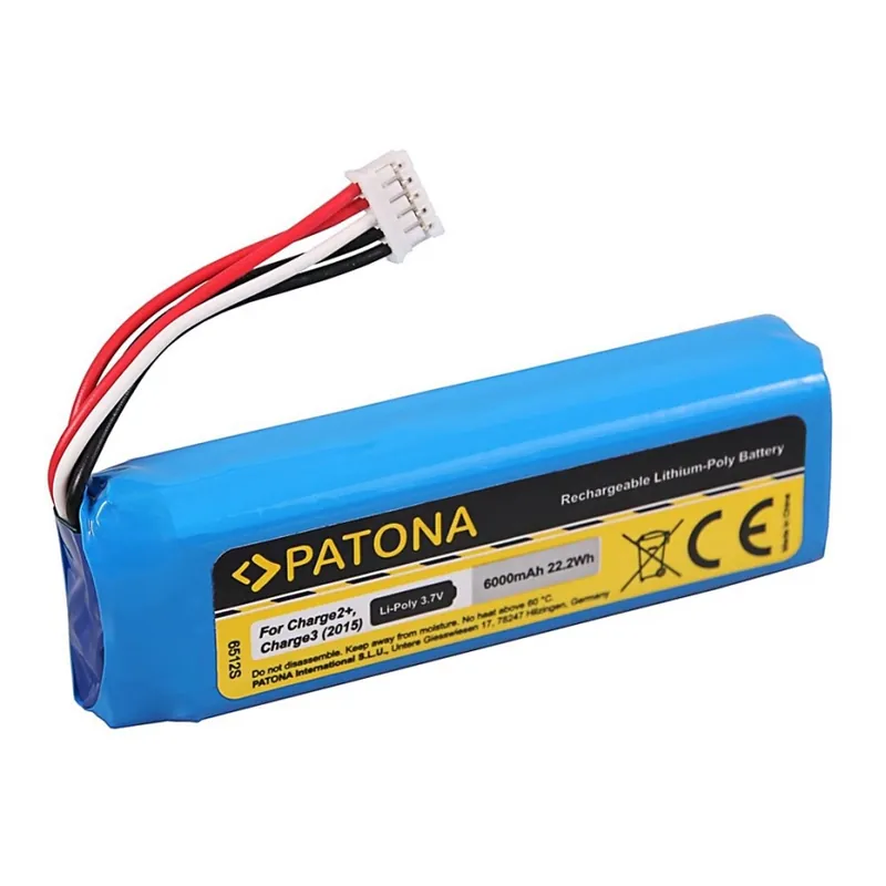 PATONA - Baterie JBL Charge 2+ 6000mAh 3,7V Li-Pol Koupit Online