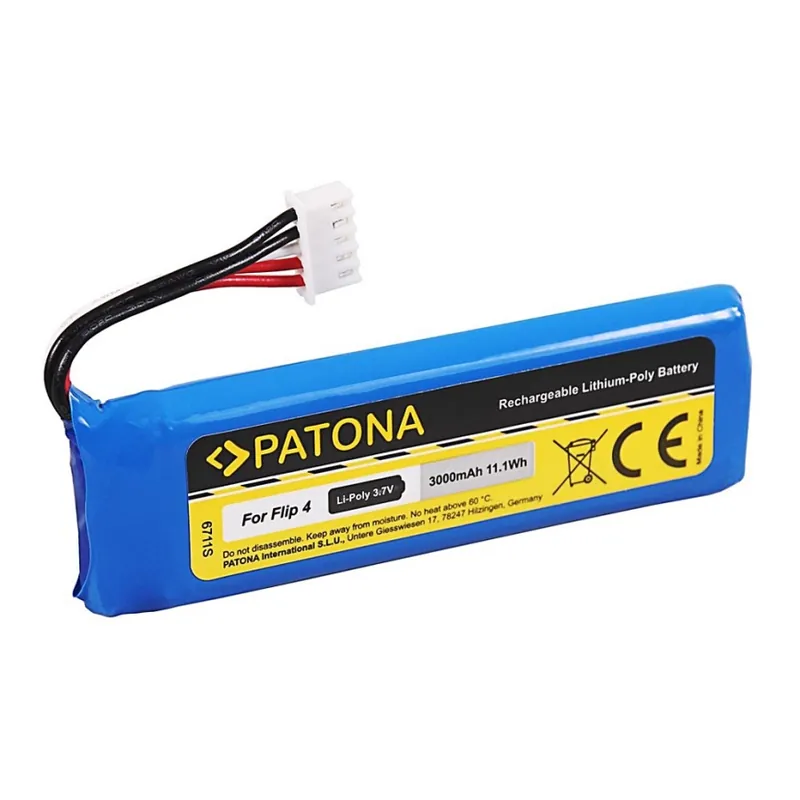 Zlevněný PATONA - Baterie JBL Flip 4 3000mAh 3,7V Li-Pol