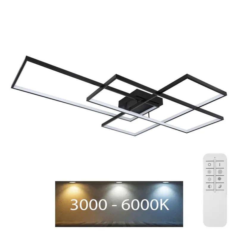 Aktuální Globo - LED Stmívatelné stropní svítidlo LED/100W/230V 3000-6000K + dálkové ovládání