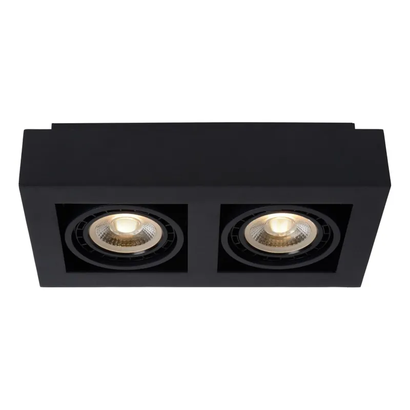 Jen Po Omezenou Doba Lucide 09120/24/30 - LED Stmívatelné bodové svítidlo ZEFIX 2xGU10/12W/230V černá