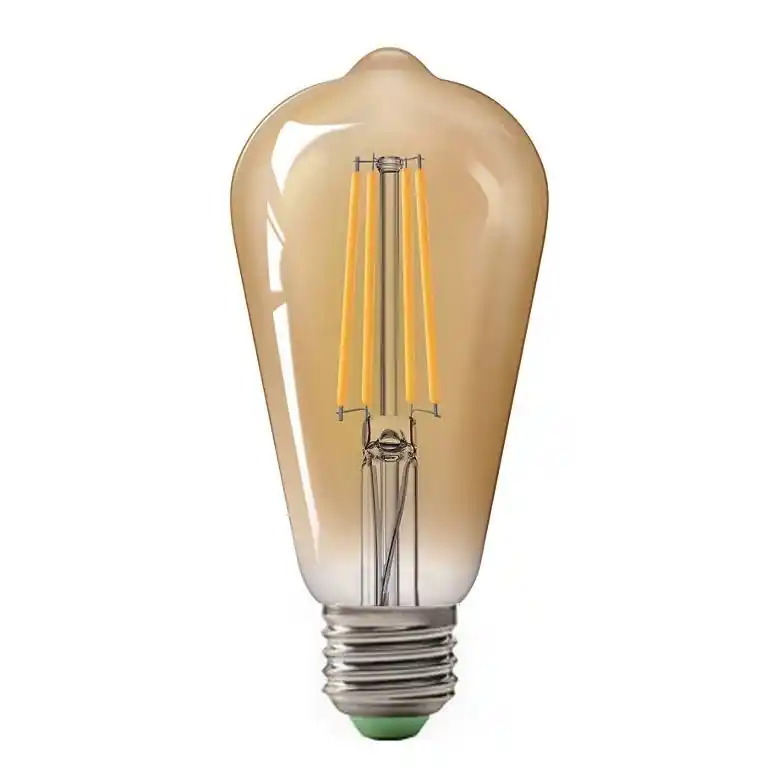LED Žárovka CLASIC AMBER ST64 E27/10W/230V 2200K - Brilagi Odeslání Ihned