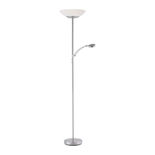 Nízká Cena Paul Neuhaus 655-55 - LED Stmívatelná stojací lampa ALFRED LED/28W+LED/4W/230V lesklý chrom