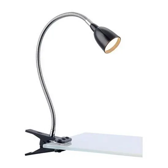 Sleva Markslöjd 106092 - LED Stolní lampa s klipem TULIP LED/3W/230V černá