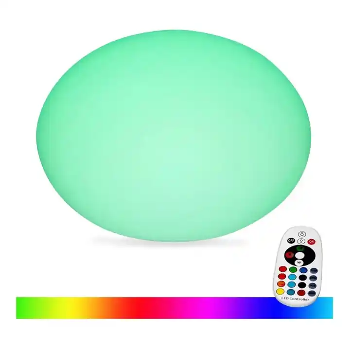LED RGB Stmívatelná venkovní lampa LED/1W/5V 1000 mAh 20cm IP67 + dálkové ovládání Expresní Doručení