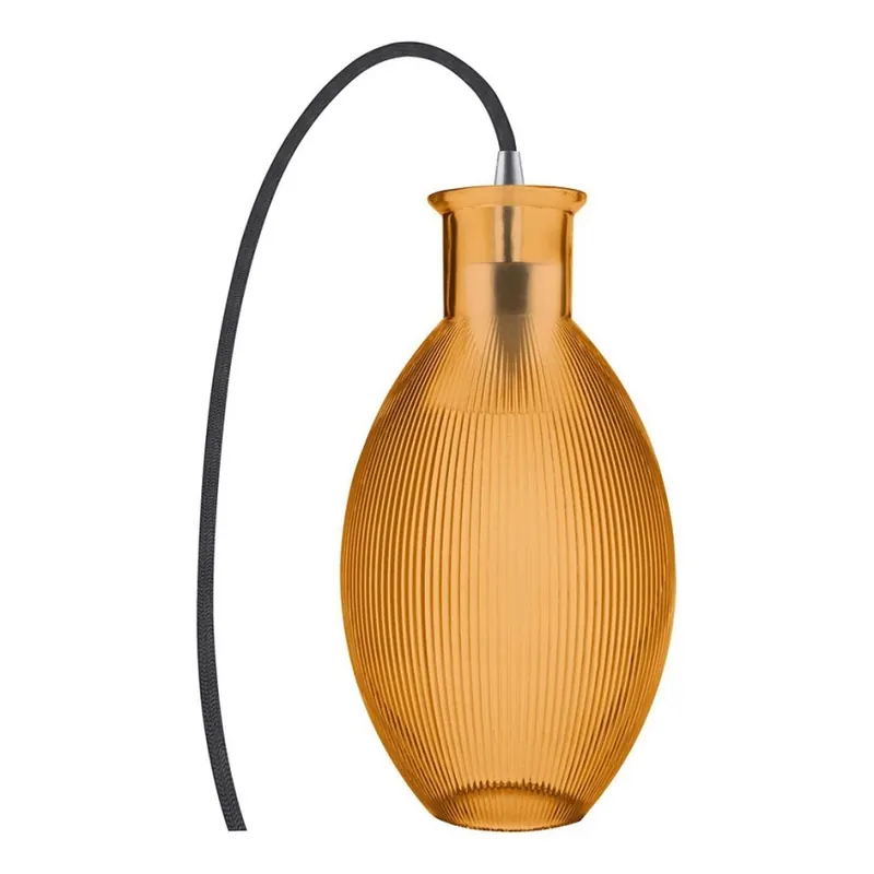 Ledvance - Stolní lampa GRAPE 1xE27/40W/230V oranžová Omezená Nabídka