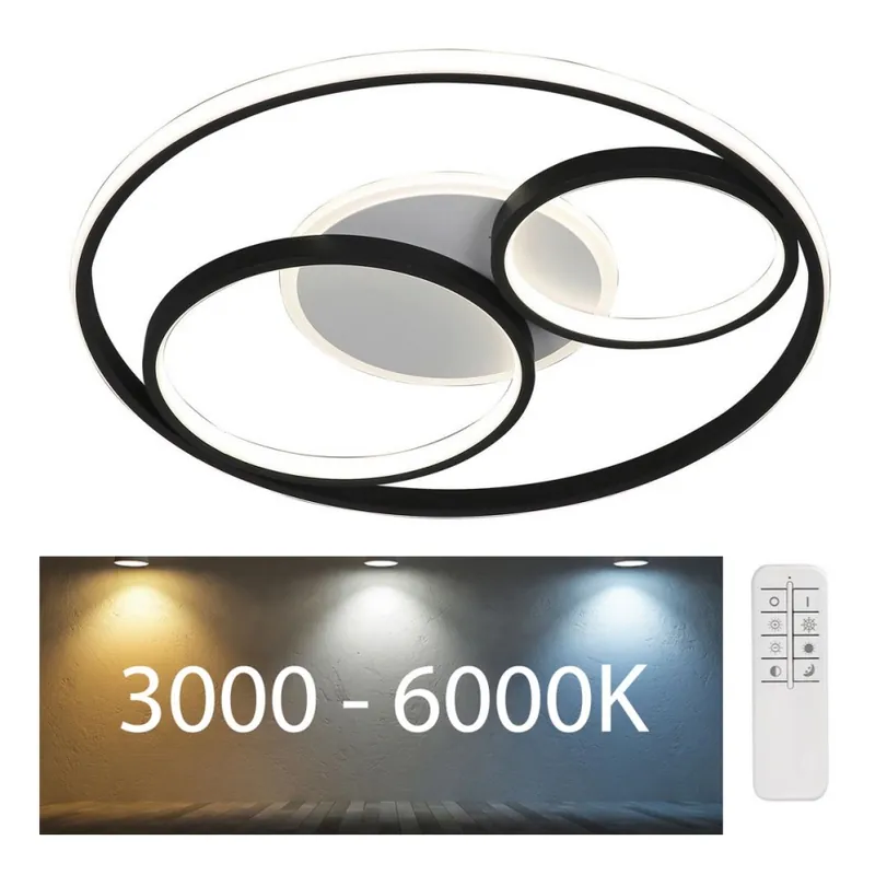 Rabalux - LED Stmívatelné stropní svítidlo LED/50W/230V 3000-6000K pr. 53 cm + dálkové ovládání Ihned K Objednání