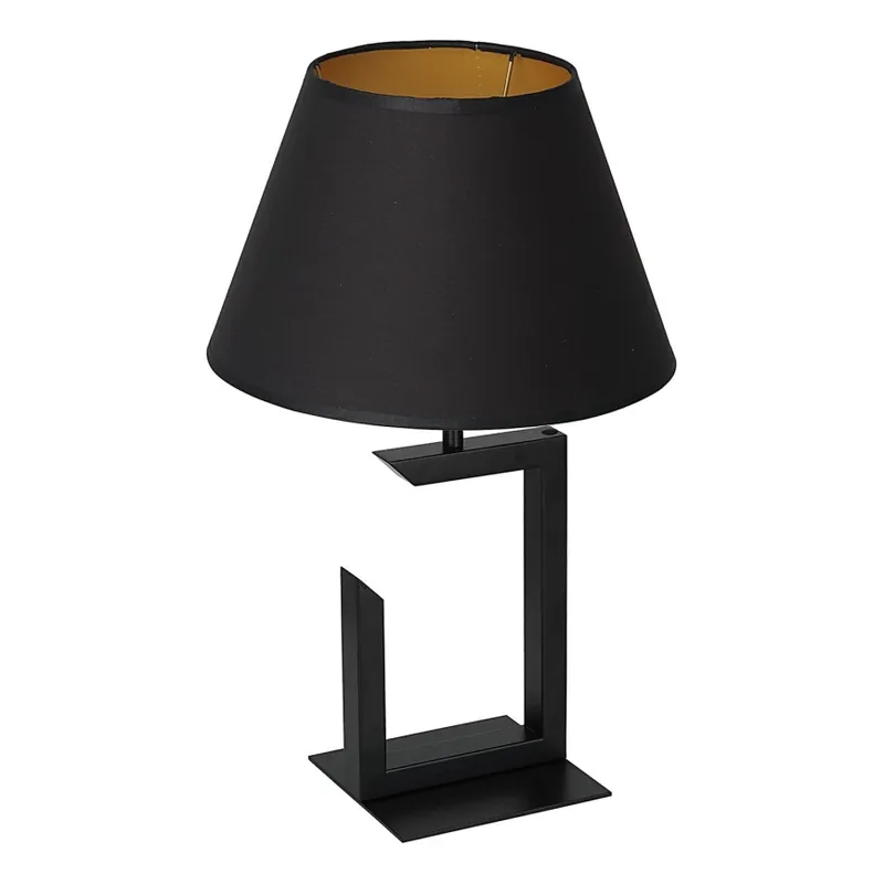 Stolní lampa 1xE27/60W/230V 45 cm černá/zlatá Top Prodej