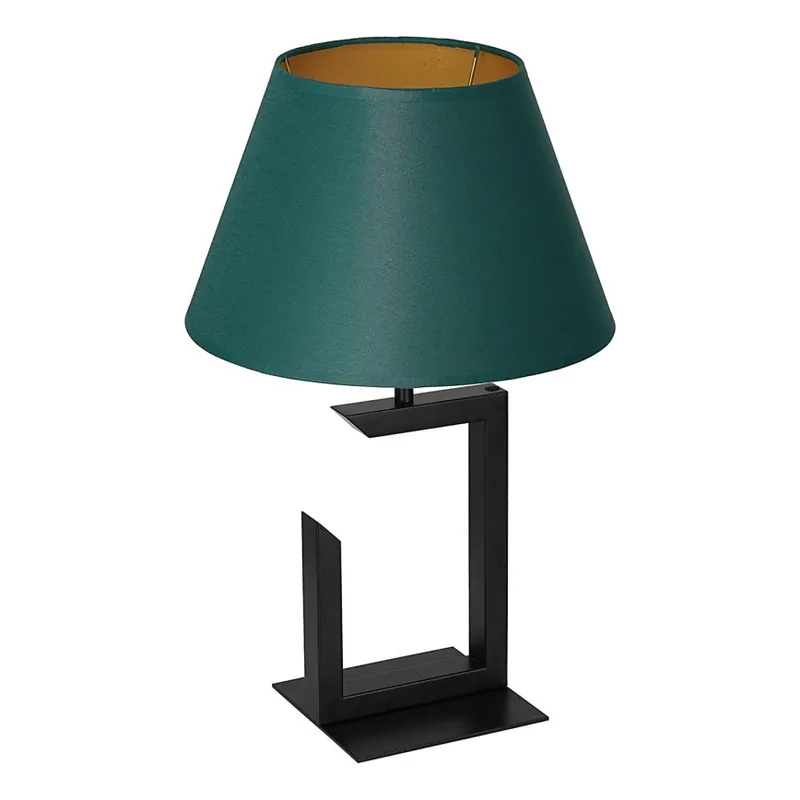 Odeslání Ihned Stolní lampa 1xE27/60W/230V 45 cm zelená/zlatá