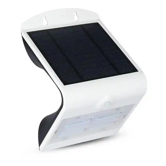 Nová Kolekce LED Solární nástěnné svítidlo se senzorem LED/3W/3,7V 3000/4000K IP65 2000 mAh bílá