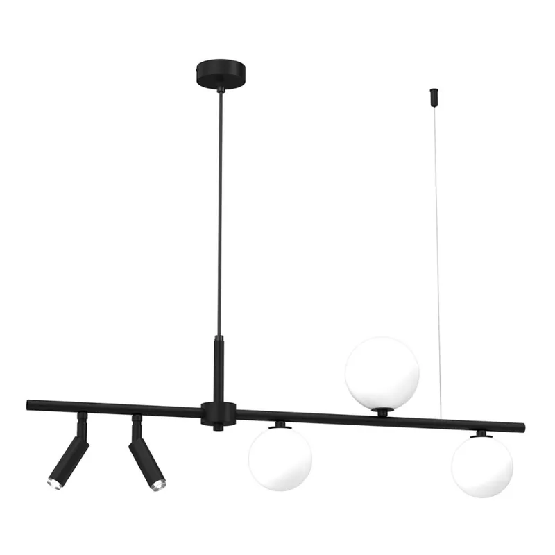Novinka Lustr na lanku SIRIO 5xG9/25W/230V černá