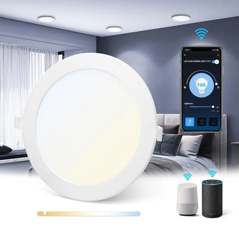 Aigostar - LED Stmívatelné podhledové svítidlo 18W/230V pr. 22 cm Wi-Fi Výhodná Nabídka