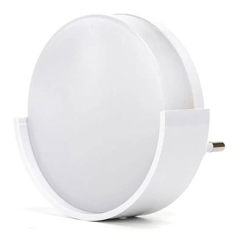 Aigostar - LED Noční světlo se senzorem soumraku LED/1W/230V 6500K kulatý Dokud Zásoby Vydrží