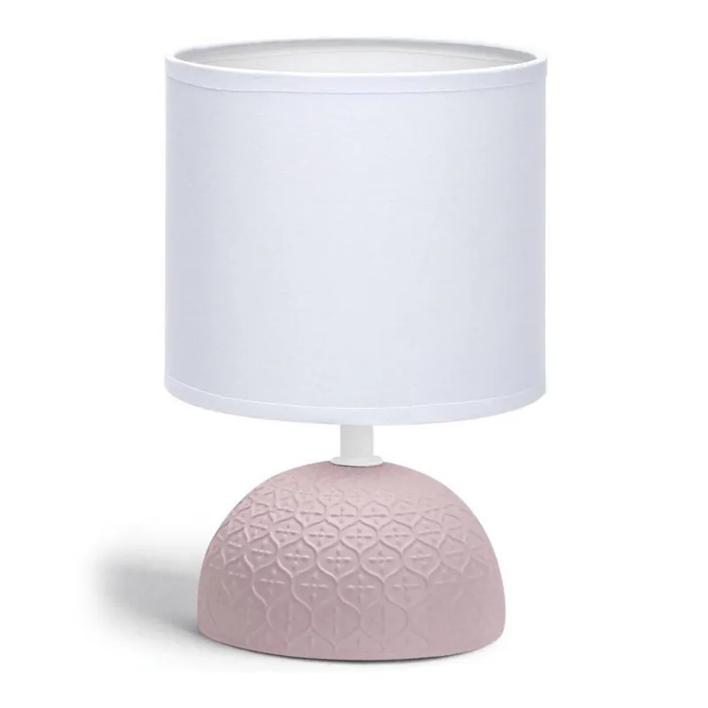 Akce Aigostar - Stolní lampa 1xE14/40W/230V růžová/bílá