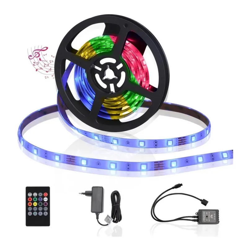 Aigostar - LED RGB Stmívatelný venkovní pásek 3m LED/24W/12/230V IP65 + dálkové ovládání Tovární Cena