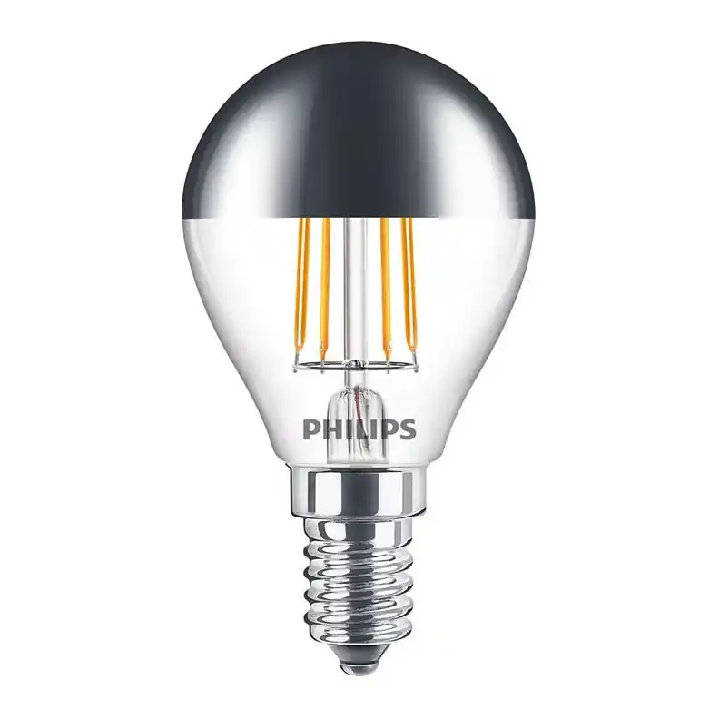 LED Žárovka se zrcadlovým vrchlíkem DECO Philips P45 E14/4W/230V 2700K Autentický