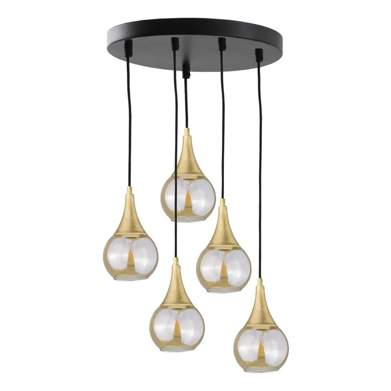 Lustr na lanku LACRIMA HONEY 5xE27/60W/230V pr. 45 cm Top Prodej
