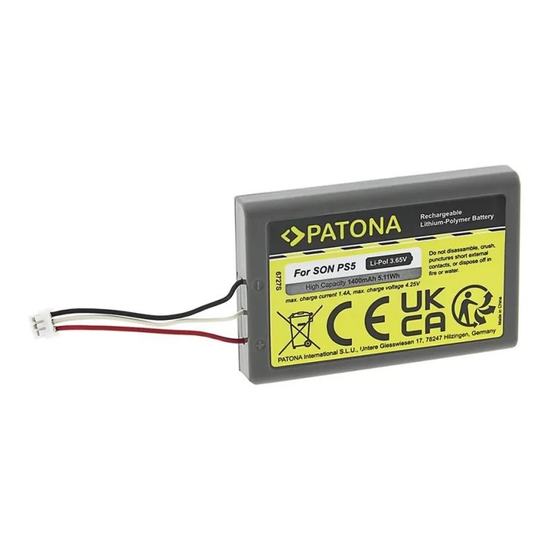 PATONA - Aku Sony Playstation 5/PS5 Li-Pol 1400mAh 3,65V Nejprodávanější