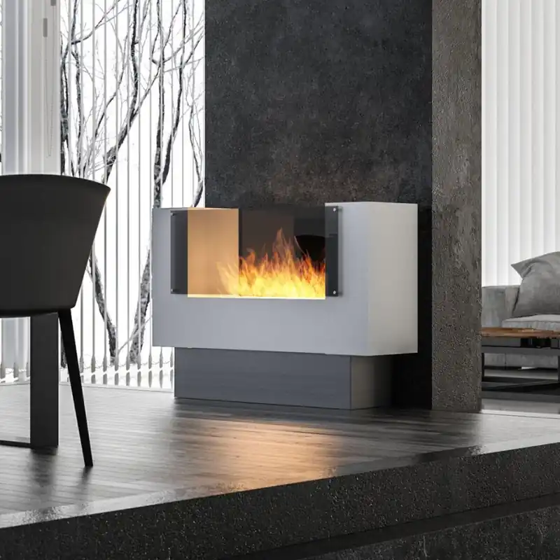 Autentický InFire - BIO krb 110x75 cm 3kW oboustranný