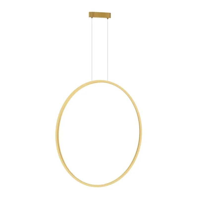 LED Lustr na lanku SATURNO LED/46W/230V pr. 80 cm IP44 zlatá Časově Omezené