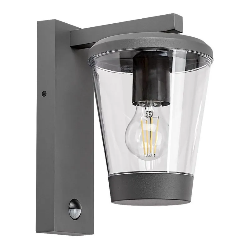 Značkový Rabalux - Venkovní nástěnná lampa se senzorem pohybu 1xE27/40W/230V IP44