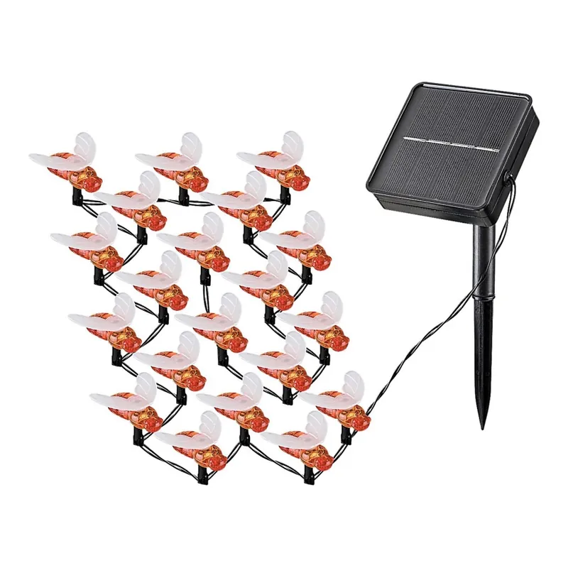 Sezónní Sleva Rabalux - LED Solární řetěz 20xLED/0,06W/1,2V IP44 600 mAh