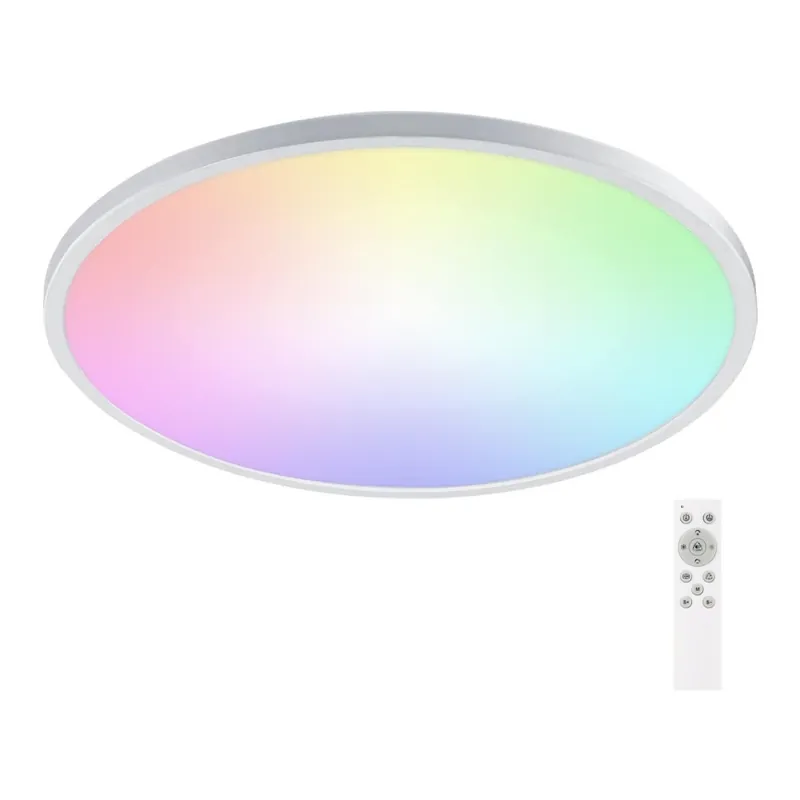 Hit Sezóny Aigostar - LED RGBW Stmívatelné koupelnové stropní svítidlo LED/24W/230V 3000-6500K pr. 42 cm IP44 + dálkové ovládání