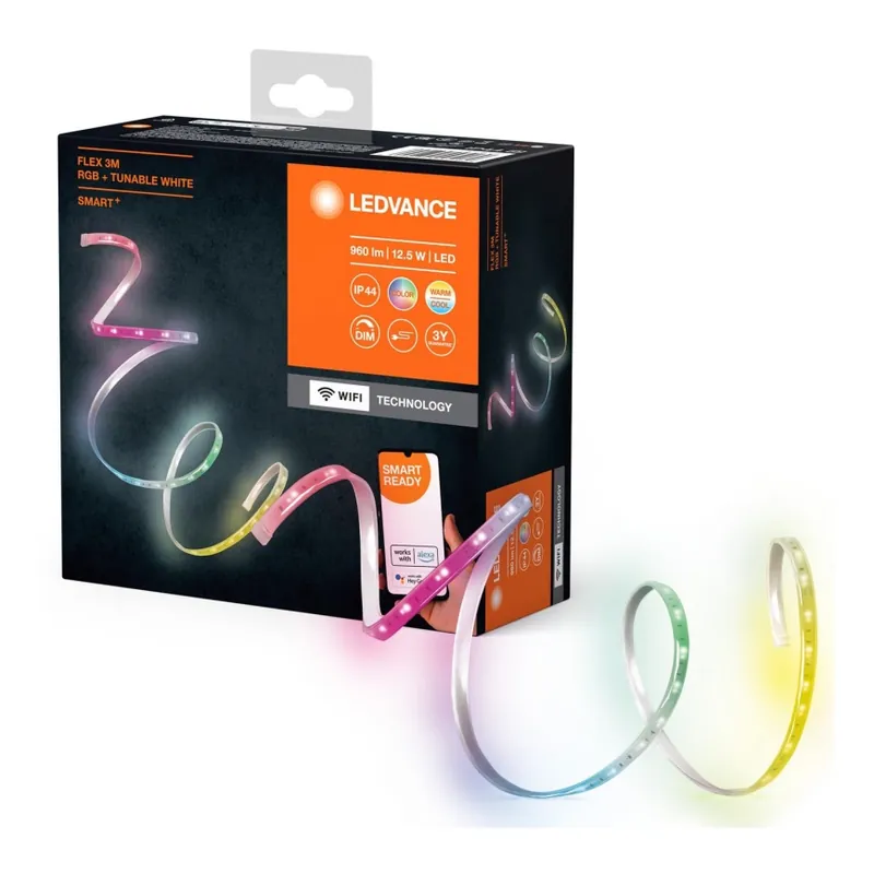 Akce Ledvance - LED RGB+TW Stmívatelný venkovní pásek FLEX 3m LED/12,5W/230V 2700-6500K IP44 Wi-Fi