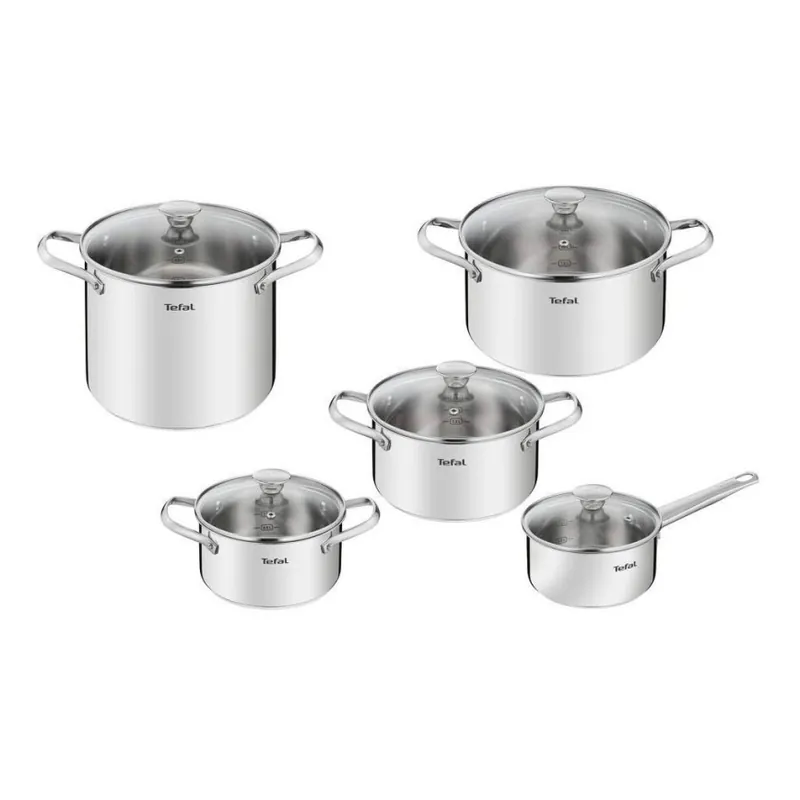 Cenově Výhodný Tefal - Sada hrnců 10 ks COOK EAT nerez