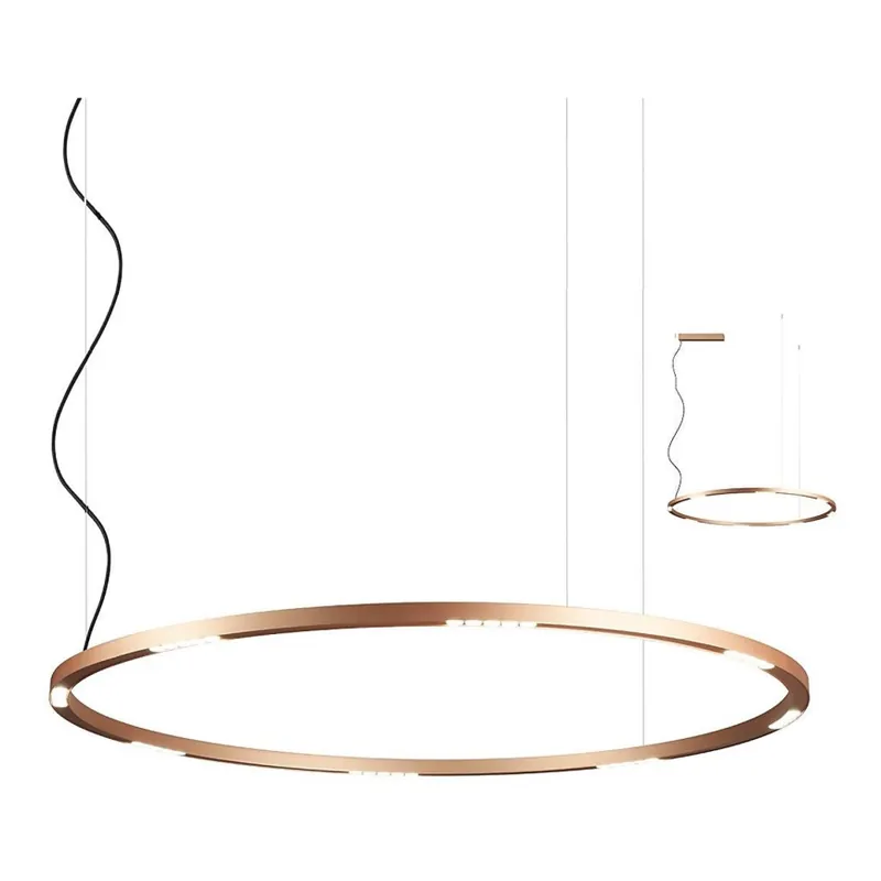 Redo 01-2209 - LED Lustr na lanku UNION LED/68W/230V CRI 90 3000K pr. 120 cm zlatá Omezená Nabídka