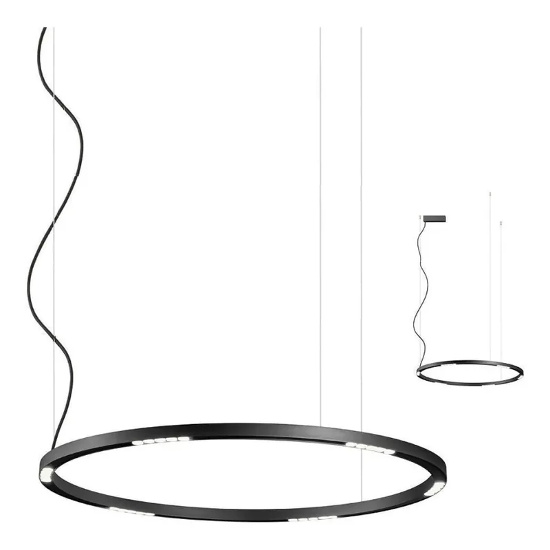 Redo 01-2207 - LED Lustr na lanku UNION LED/50W/230V CRI 90 3000K pr. 90 cm černá Odeslání Ihned