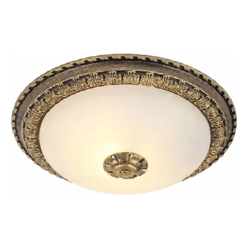 Akční Nabídka Brilagi - Stropní svítidlo FRESCO 2xE27/40W/230V pr. 30 cm mosaz