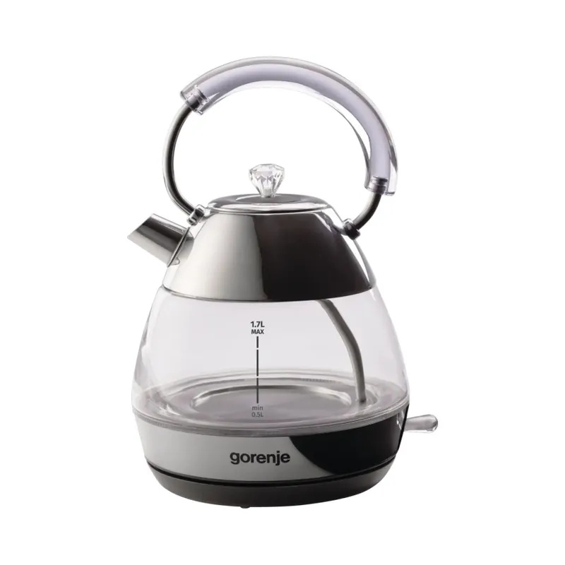 GORENJE K17GPD - Rychlovarná konvice 1,7 l 2200W/230V čirá/nerez Omezená Nabídka