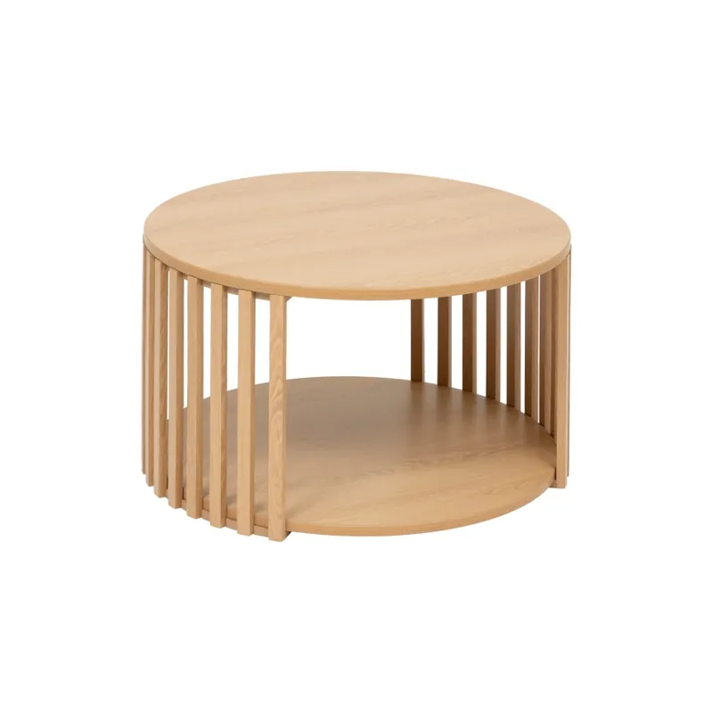 5five - Konferenční stolek VINKY pr. 60 cm hnědá Vysoce Kvalitní