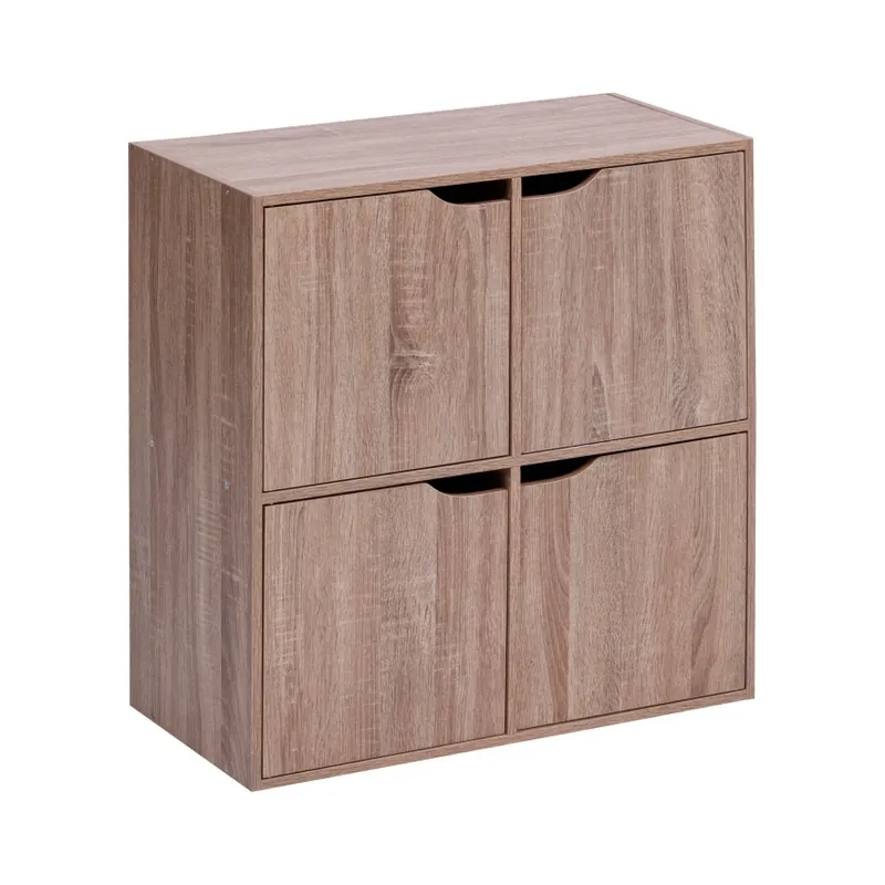 5five - Komoda TIDY 68x68x32 cm hnědá Sezónní Sleva