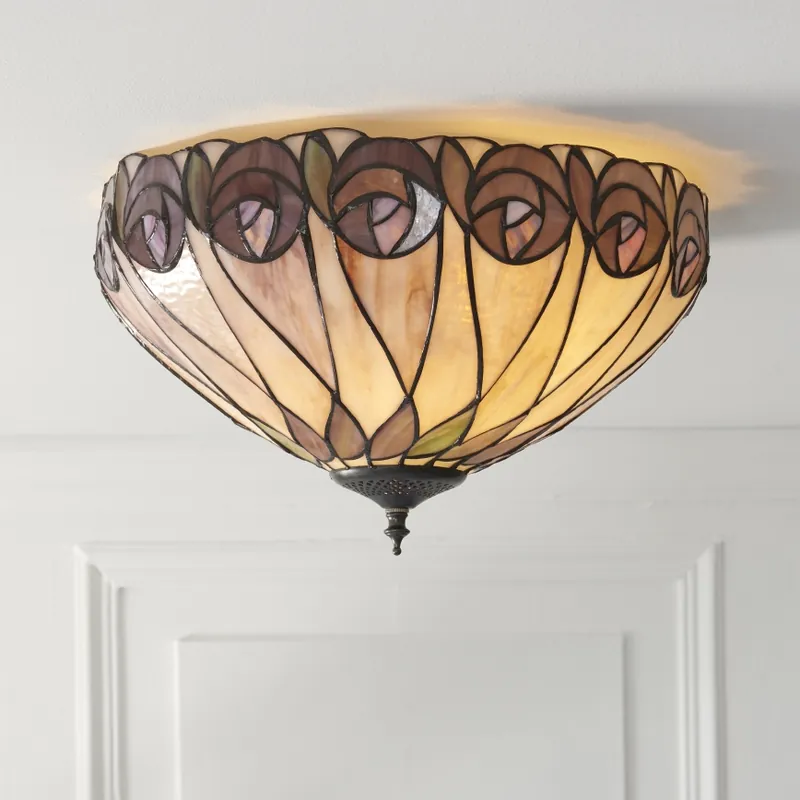 Koupit Online Endon 112188 - Stropní svítidlo Tiffany HUTCHINSON 2xE27/60W/230V pr. 40 cm