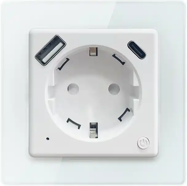Immax NEO 07552L - Chytrá zásuvka F 16A/230V + 1xUSB-A+1xUSB C PD 20W Tuya Pouze Dnes
